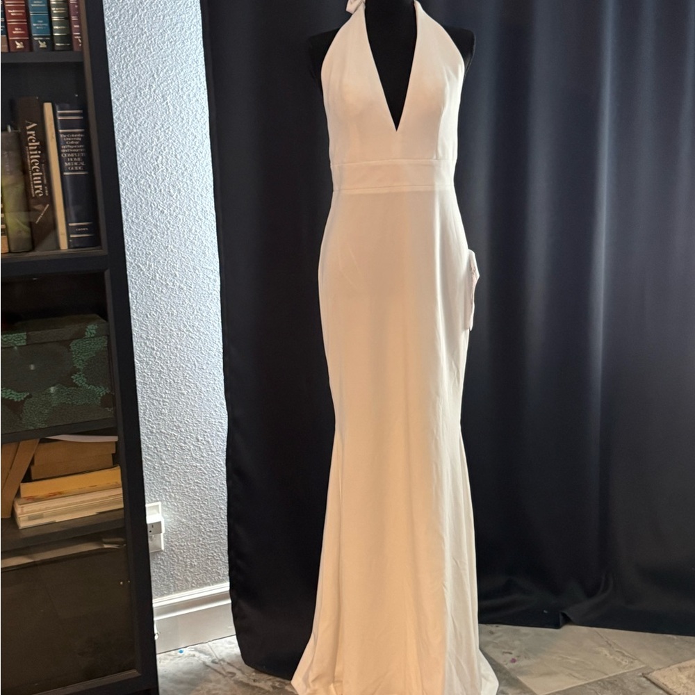 NWT Ivory Dress The Population gown - Picture 4 of 7